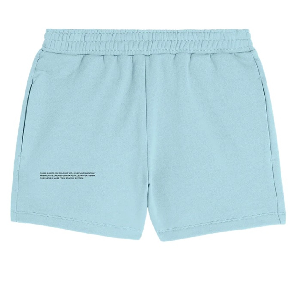 PANGAIA WOMENS 365 MIDWEIGHT SHORTS - CELESTIAL BLUE